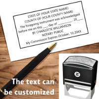 Modern Notary Public Acknowledgment