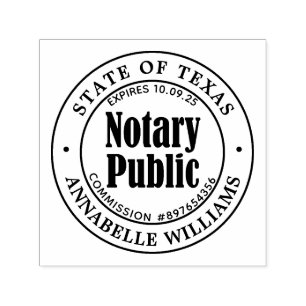 Modern Notary Public  Self-inking Stamp