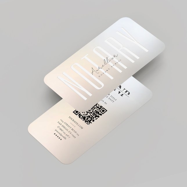 Modern Notary Public Signing Agent Gold Silver Business Card (Modern Notary Public Signing Agent Gold Silver Business Card
)