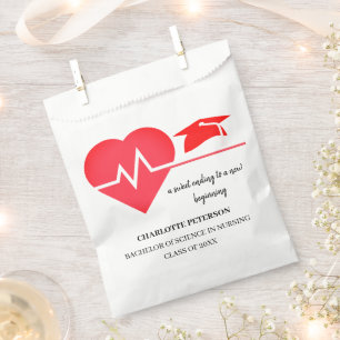 Modern Nurse Doctor Graduation Party Favour Bag