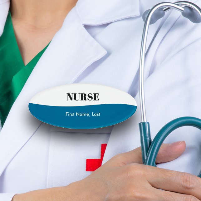 Modern Nurse Staff Medical Name Tags (Creator Uploaded)