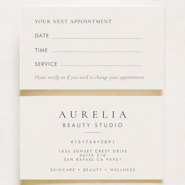 Modern Office Appointment Card (Creator Uploaded)