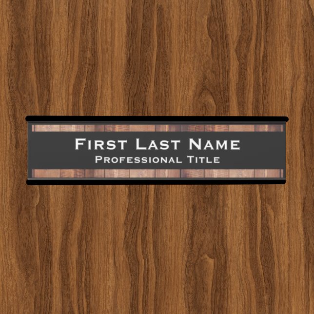 Modern Office Door Sign Signs Wood Grain Look (Creator Uploaded)