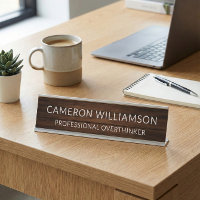 Modern Office Humour Professional Overthinker Name