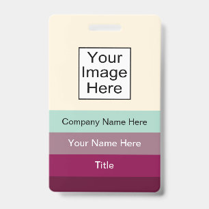 Modern Office Name ID Badges