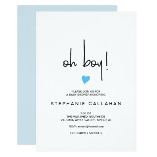 baby shower invitations canada