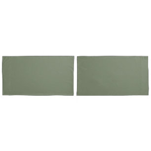 Modern Olive Green Premium Comfort Pillowcase