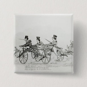 Modern Olympics', c.1820 2 Inch Square Button