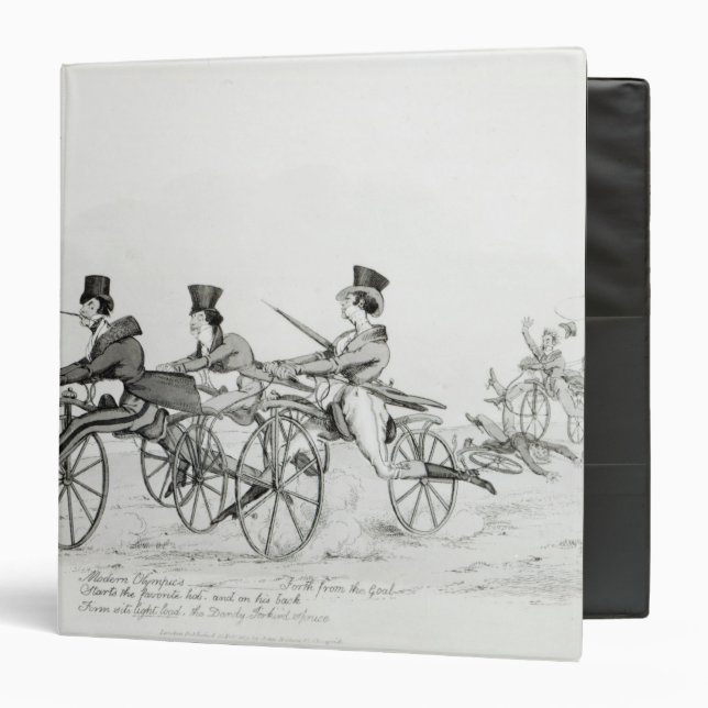 Modern Olympics', c.1820 Binder (Front/Inside)