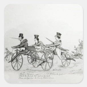 Modern Olympics', c.1820 Square Sticker