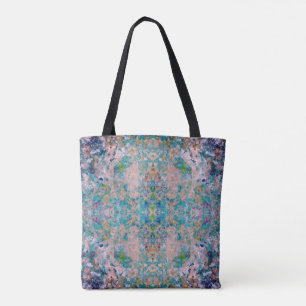 Modern One Of A Kind Abstract With Sangria Colors Tote Bag
