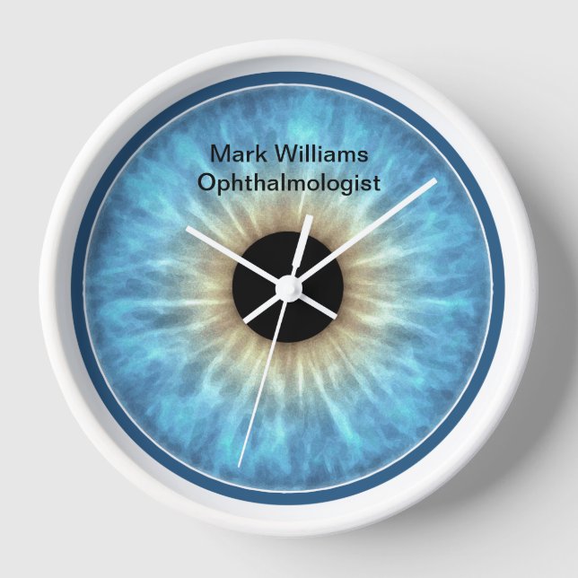 Modern Ophthalmologist Office Wall Clocks (Front)