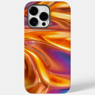 Modern Orange Abstract Art Aesthetic Case-Mate iPhone 14 Pro Max Case