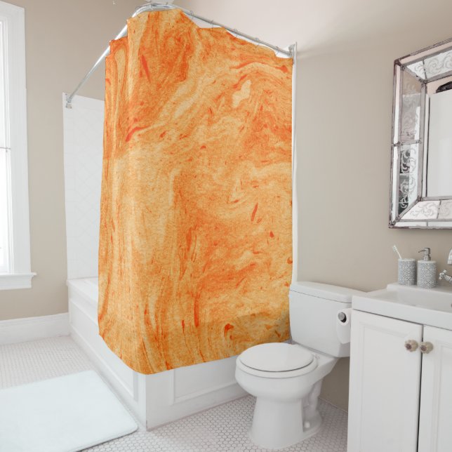 Modern Orange And Yellow Marble Stone (In Situ)