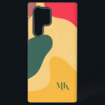 Modern organic shapes composition background samsung galaxy case<br><div class="desc">Colourful abstract organic shapes,  trendy modern background.</div>