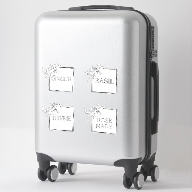 Modern Organization Labels  (Suitcase)
