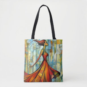 Modern Original Unique Trendy Cool Fantasy Woman Tote Bag