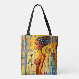 Modern Original Unique Trendy Cool Fantasy Woman Tote Bag
