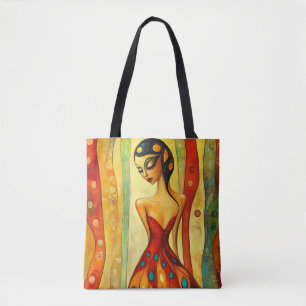 Modern Original Unique Trendy Cool Fantasy Woman Tote Bag