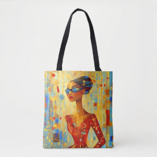 Modern Original Unique Trendy Cool Fantasy Woman Tote Bag