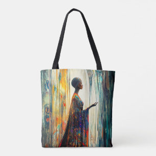 Modern Original Unique Trendy Cool Fantasy Woman Tote Bag