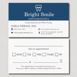 Modern Orthodontist Visit Appointment Reminder