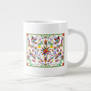 Modern Otomi Design II Large Coffee Mug