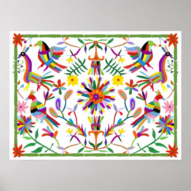 Modern Otomi Design II Poster (Front)