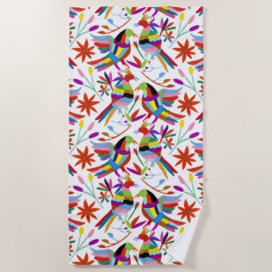 Modern Otomi Design III Beach Towel