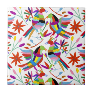 Modern Otomi Design III Tile