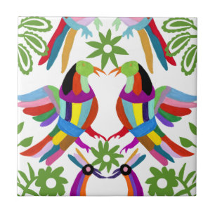 Modern Otomi Design III Tile