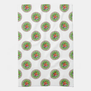 Modern Otomi Design Kitchen Towel