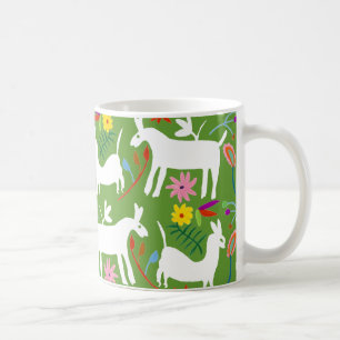 Modern Otomi Design   Llama Donkey Design Coffee Mug