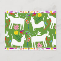 Modern Otomi Design | Llama Donkey Design