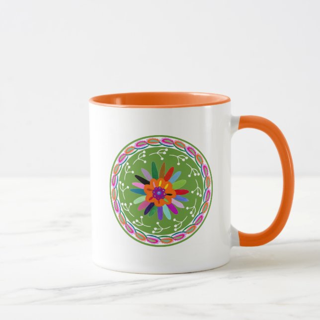 Modern Otomi Design Mug (Right)
