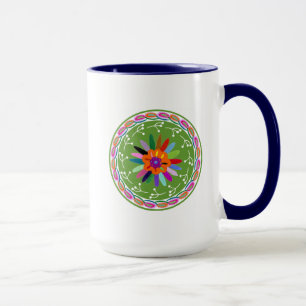 Modern Otomi Design Mug