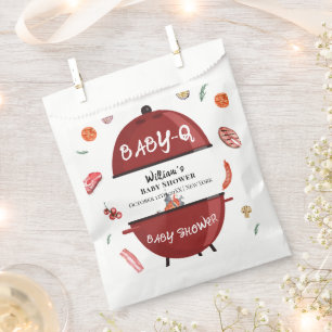 Modern Outdoor Backyard BBQ Baby Shower Favour Bag