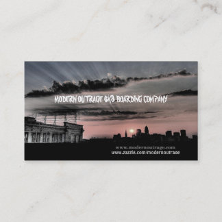 MODERN OUTRAGE sponsored SK8ers biz cards