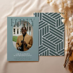 Modern Oval Photo & Signature 40th Birthday Invitation<br><div class="desc">Modern stylish 40th Birthday Invitation. Design features an oval photograph of the birthday girl/boy, the elegant lettering 'FORTY' with the persons name in signature script over the top and a simple birthday party template that is easy to customize with your own details. The colours can also be changed to match...</div>