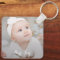 Modern Overlay Personalized Photo Keychain