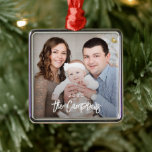 Modern Overlay Personalized Photo Ornament<br><div class="desc">Keep your keys safe and spectacular with a personalized keychain. Designed by Berry Berry Sweet,  Modern Stationery and Personalized Gifts. Visit our website at www.berryberrysweet.com to see our full product lines.</div>