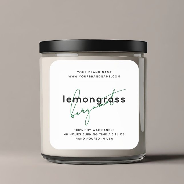 Modern packaging candle cosmetics label (Creator Uploaded)