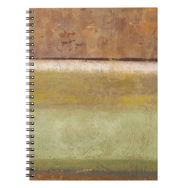 Modern Painting in Earth Tones by Norman Wyatt Notebook (Front)