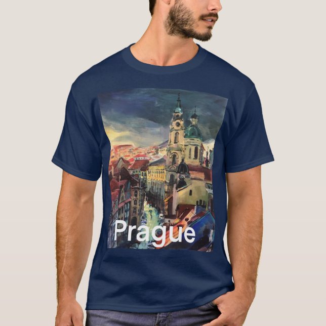 Modern painting , Praga  T-Shirt (Front)