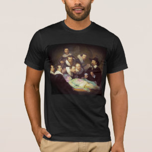 Modern Painting to Rembrandt Anatomy Lesson Mens T-Shirt