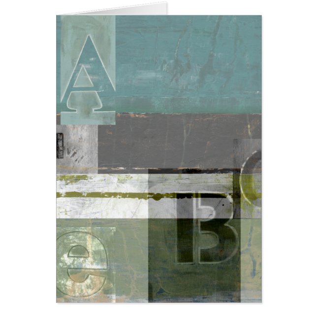 Modern Painting with Assorted Letters (Front)