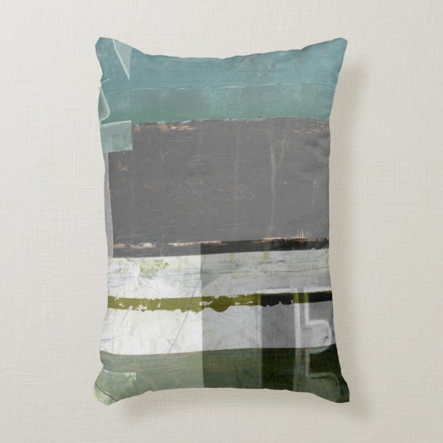 Modern Painting with Assorted Letters Accent Pillow (Front(Vertical))