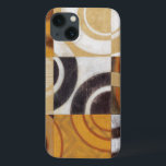 Modern Painting with Circular Patterns iPhone 13 Case<br><div class="desc">Painted by Norman Wyatt,  Jr. this modern painting features multicolored circular patterns in nine squares. Good for a wall that needs art as well as someone who wants to practice their dart throwing!</div>