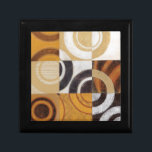 Modern Painting with Circular Patterns Gift Box<br><div class="desc">Painted by Norman Wyatt,  Jr. this modern painting features multicolored circular patterns in nine squares. Good for a wall that needs art as well as someone who wants to practice their dart throwing!</div>