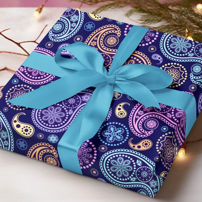 Modern Paisley Pattern Wrapping Paper (Creator Uploaded)